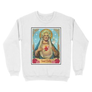Alternative view of saint dolly parton Unisex Crewneck Sweatshirt