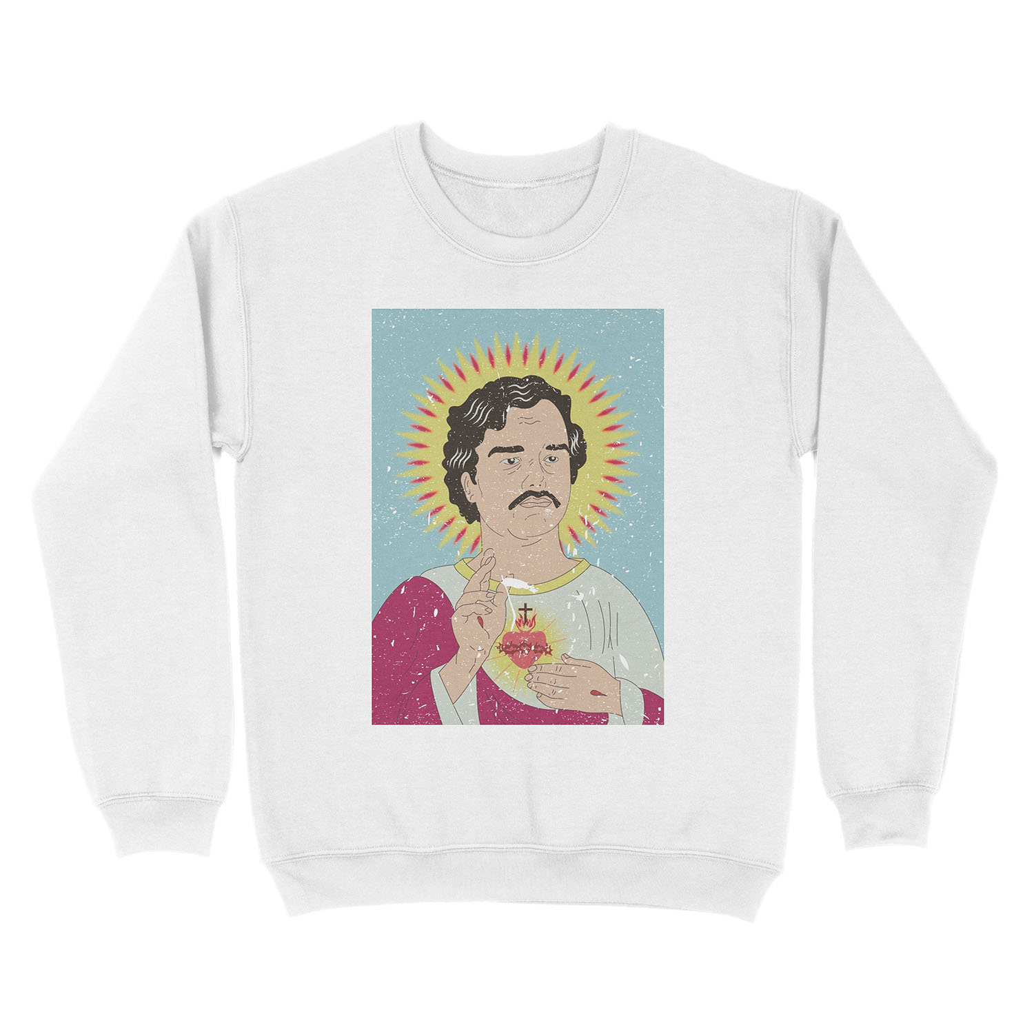 Saint Pablo Escobar Unisex Crewneck Sweatshirt - Image 2