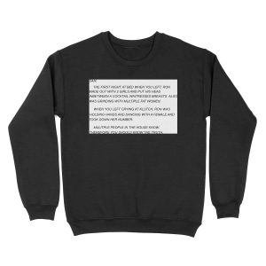 Sammi Sweetheart Letter Unisex Crewneck Sweatshirt