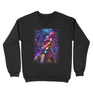 Samus Aran Metroid Unisex Crewneck Sweatshirt