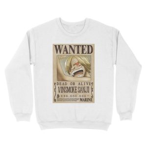 Alternative view of Sanji second wanted poster Unisex Crewneck Sweatshirt