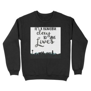 SAVE LIVES Unisex Crewneck Sweatshirt