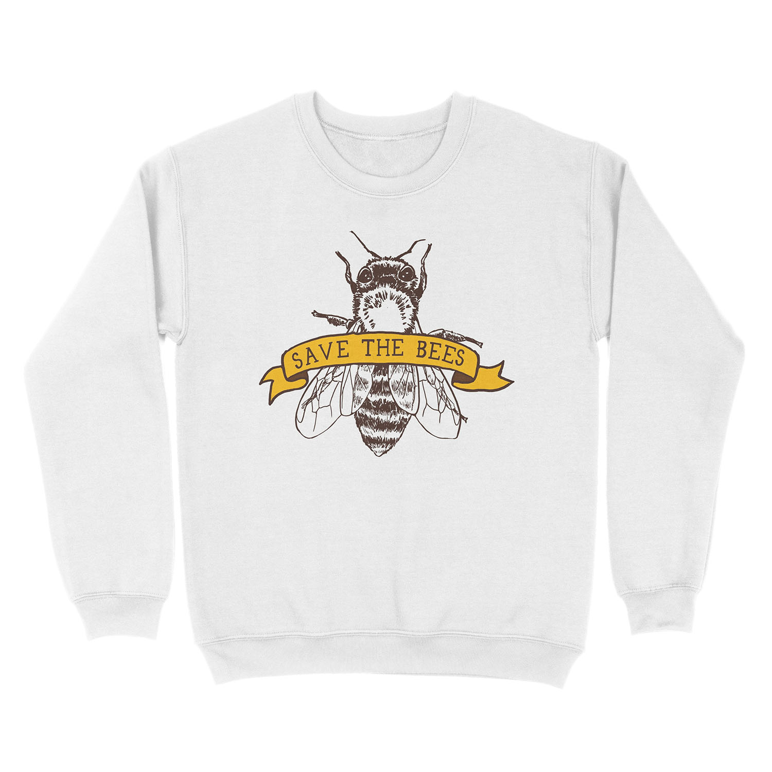 Save The Bees! Unisex Crewneck Sweatshirt - Image 2