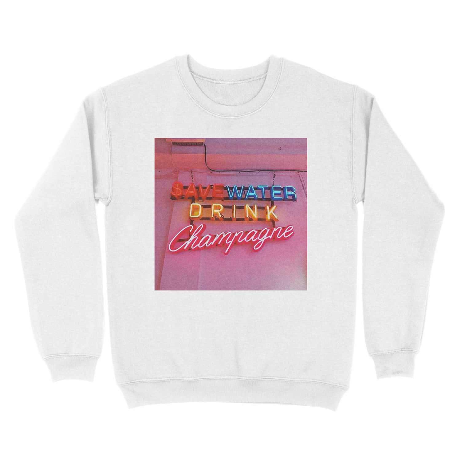 SAVE WATER Unisex Crewneck Sweatshirt - Image 2