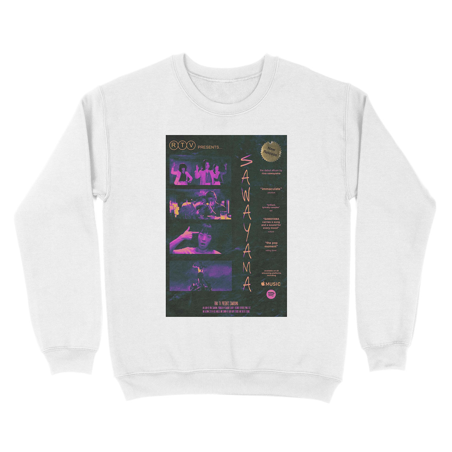 Sawayama Album Movie Inspired Unisex Crewneck Sweatshirt - Image 2