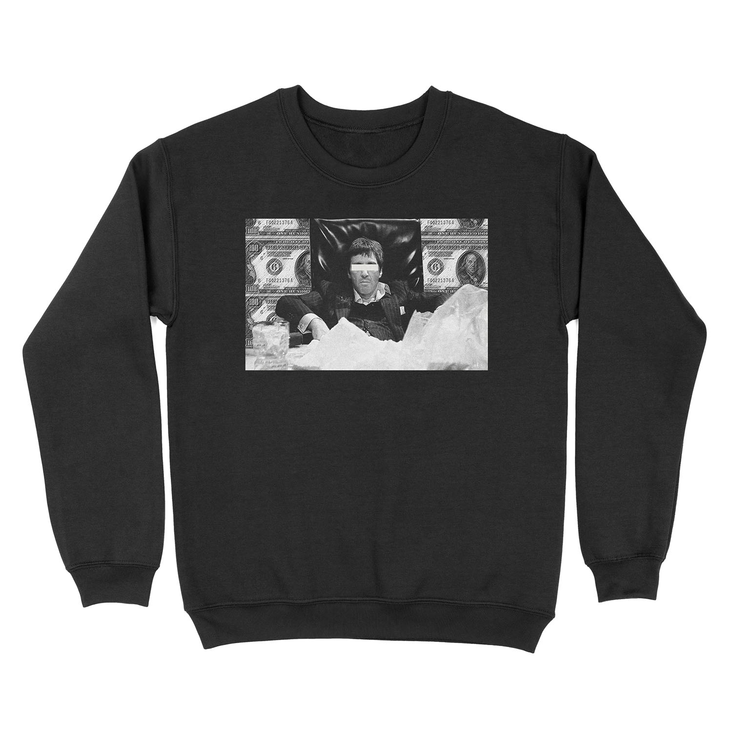 Scarface Black and White Design Unisex Crewneck Sweatshirt
