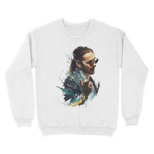 Alternative view of Sch fuck Unisex Crewneck Sweatshirt