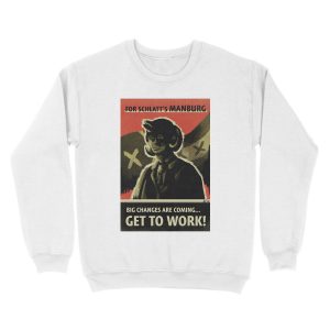 Alternative view of Schlatt Propaganda Unisex Crewneck Sweatshirt