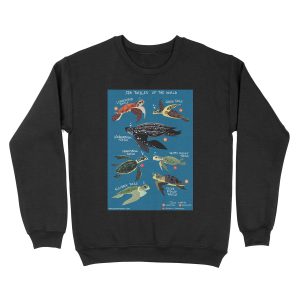 Sea Turtles of the World Unisex Crewneck Sweatshirt