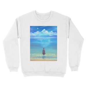 Alternative view of Seashores of Eternity Unisex Crewneck Sweatshirt