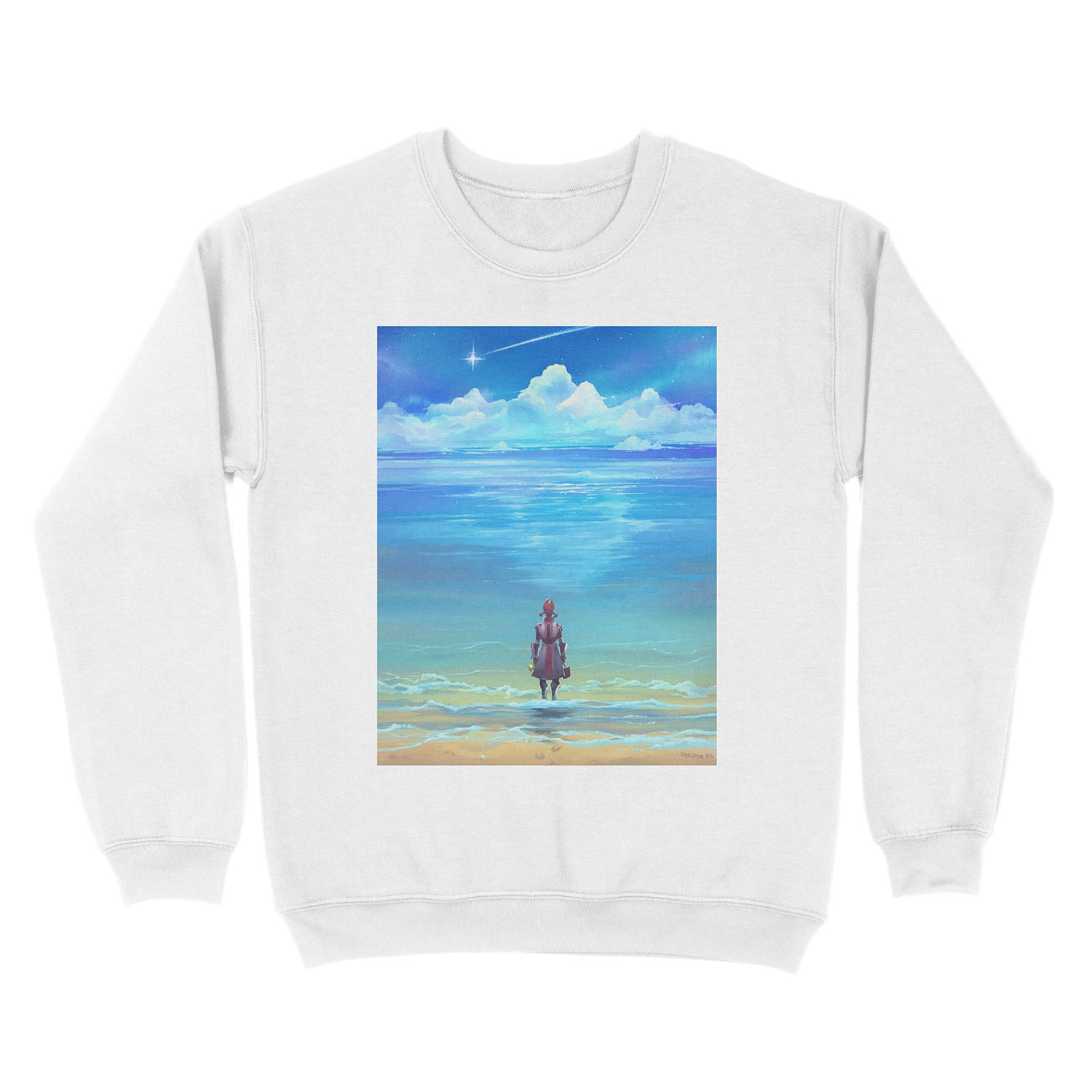 Seashores of Eternity Unisex Crewneck Sweatshirt - Image 2