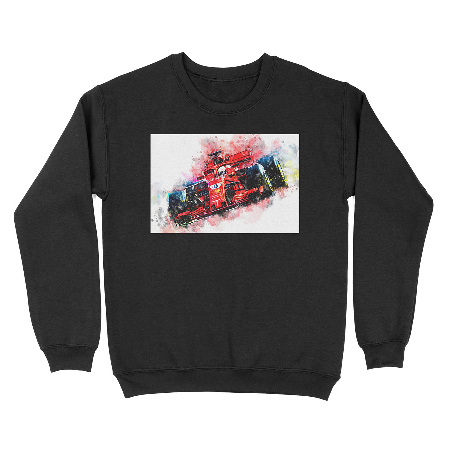 Sebastian Vettel 2018 Unisex Crewneck Sweatshirt