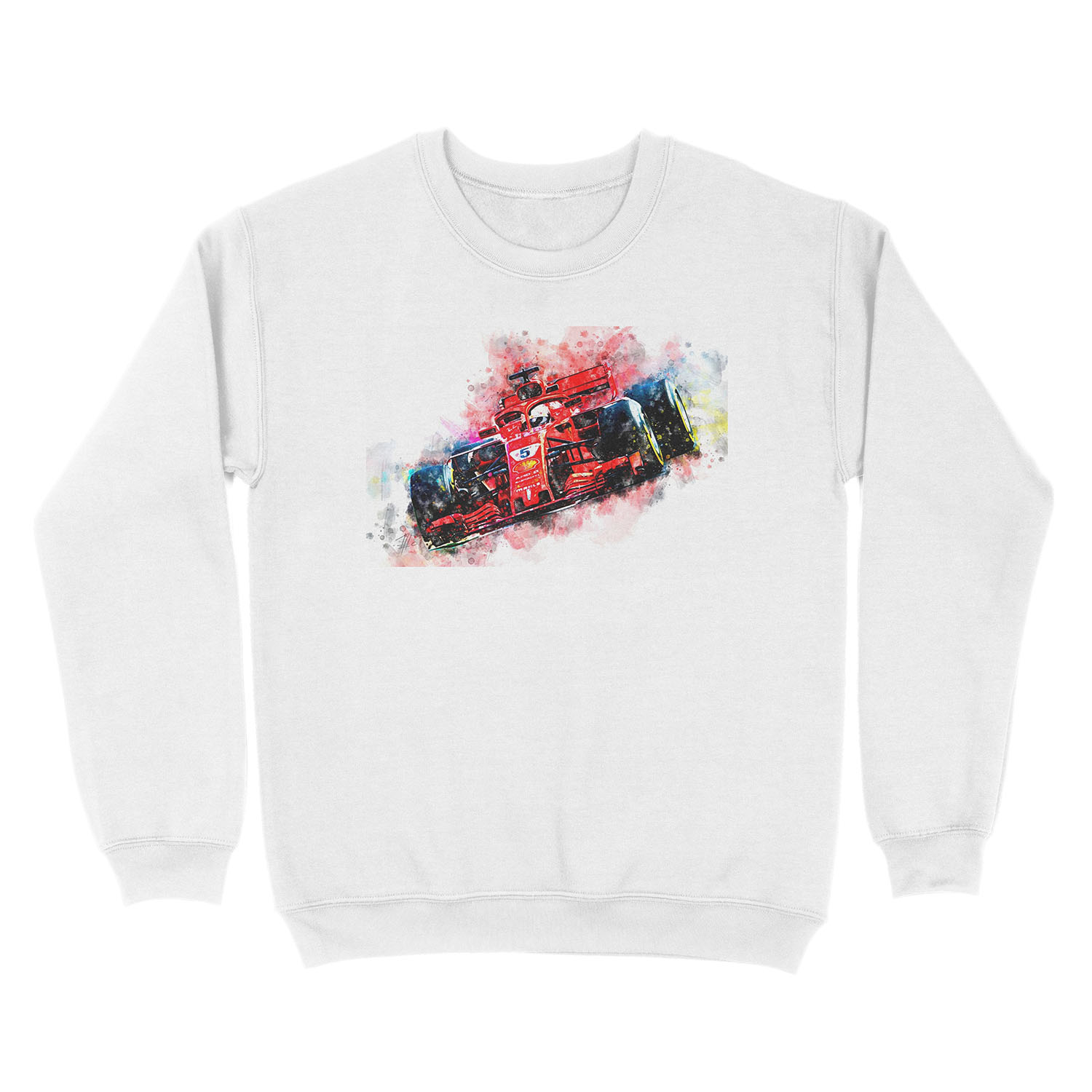 Sebastian Vettel 2018 Unisex Crewneck Sweatshirt - Image 2