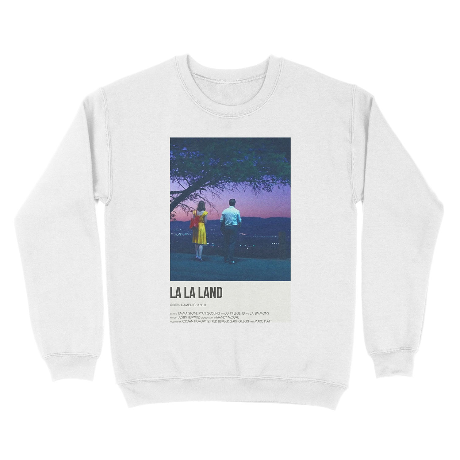 See Light City La La Land Movies Unisex Crewneck Sweatshirt - Image 2