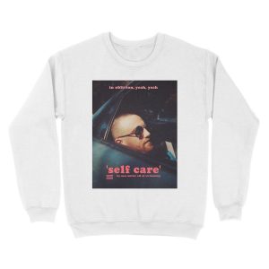 Alternative view of self care miller Unisex Crewneck Sweatshirt