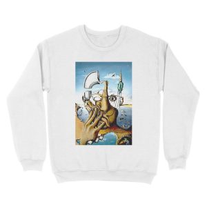 Alternative view of SELF PORTRAIT : Abstract Salvador Dali Print Unisex Crewneck Sweatshirt