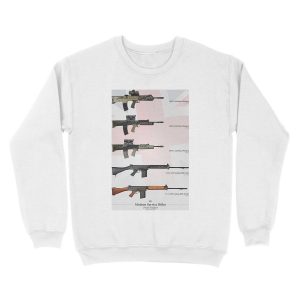 Alternative view of Service Rifles of the United Kingdom Unisex Crewneck Sweatshirt