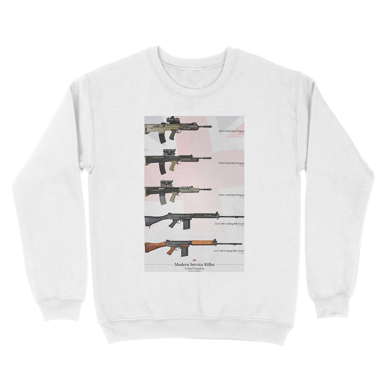 Service Rifles of the United Kingdom Unisex Crewneck Sweatshirt - Image 2