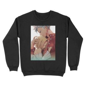 Seven Deadly Sins - Ban & Elaine Romance Unisex Crewneck Sweatshirt