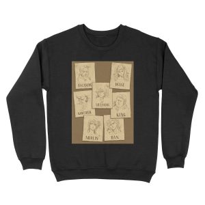 Seven Deadly Wanted Unisex Crewneck Sweatshirt