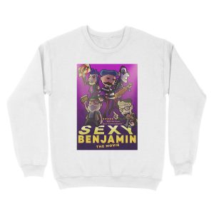 Alternative view of Sexy Benjamin Unisex Crewneck Sweatshirt