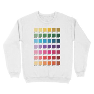 Alternative view of Shades of Pantone Colors Unisex Crewneck Sweatshirt