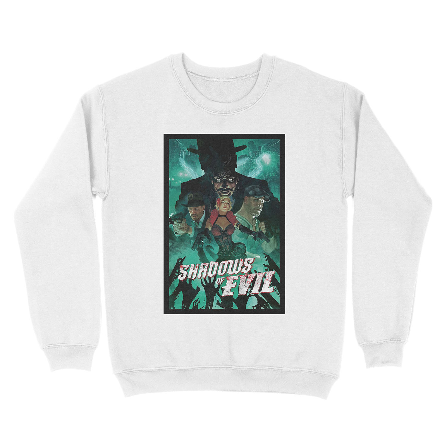 Shadows of evil Unisex Crewneck Sweatshirt - Image 2
