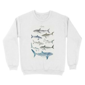 Alternative view of Sharks Unisex Crewneck Sweatshirt