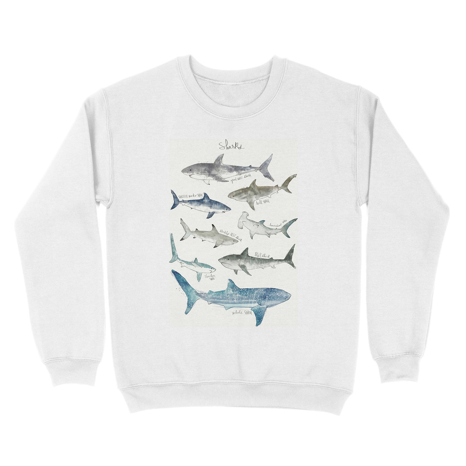 Sharks Unisex Crewneck Sweatshirt - Image 2