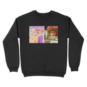 She-Ra Yelling At Catra Meme Unisex Crewneck Sweatshirt