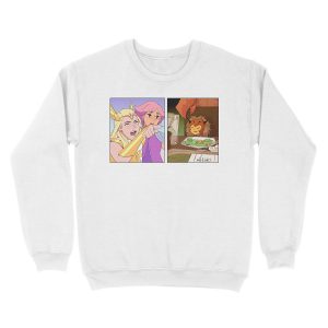 Alternative view of She-Ra Yelling At Catra Meme Unisex Crewneck Sweatshirt