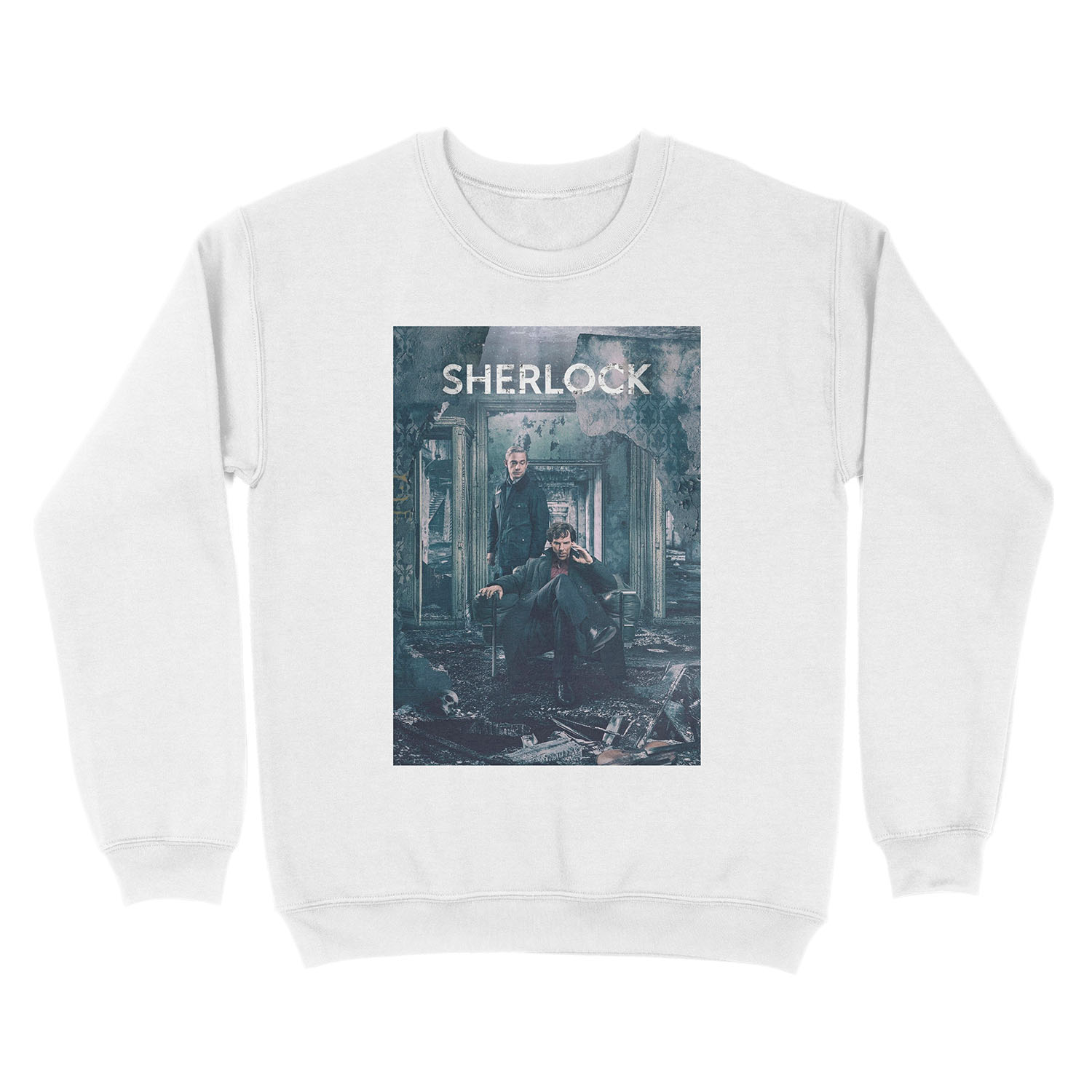 Sherlock BBC Unisex Crewneck Sweatshirt - Image 2