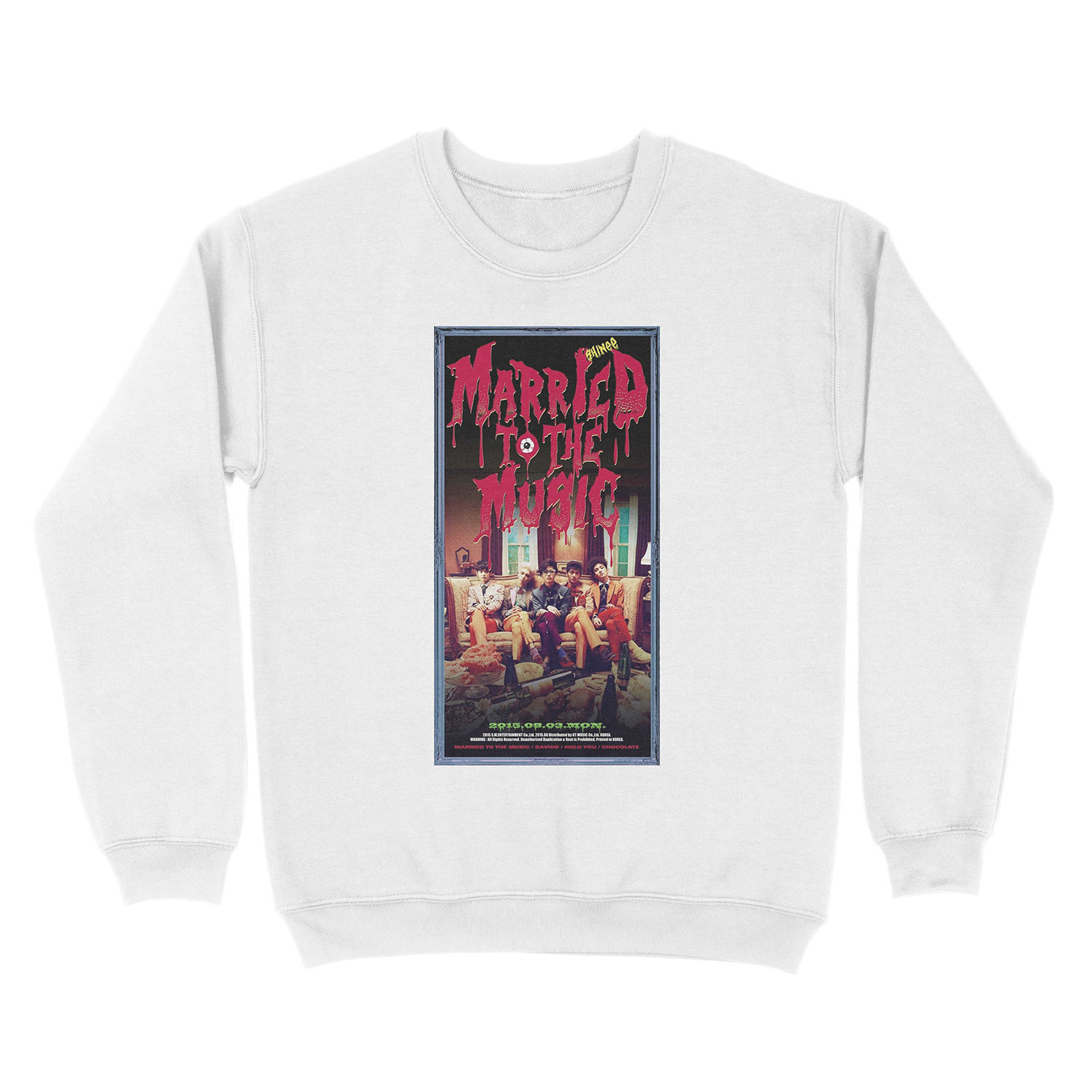 SHINee MARRIED TO THE MUSIC Unisex Crewneck Sweatshirt - Image 2