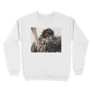 Alternative view of Shingeki no Kyojin - Levy Unisex Crewneck Sweatshirt