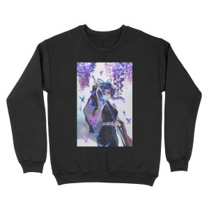 Shinobu Kocho - Demon Slayer Kimetsu no Yaiba Insect Pillar Shinobu Kocho . Unisex Crewneck Sweatshirt