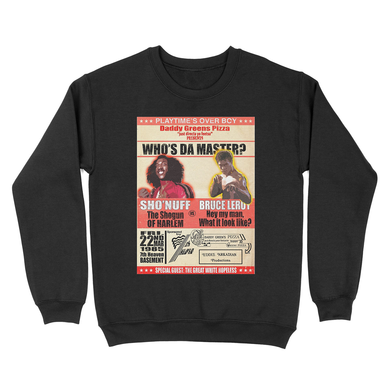 Sho'nuff vs Bruce Leroy Unisex Crewneck Sweatshirt