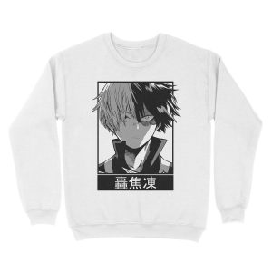 Alternative view of Shoto Todoroki (Boku no Hero) Unisex Crewneck Sweatshirt