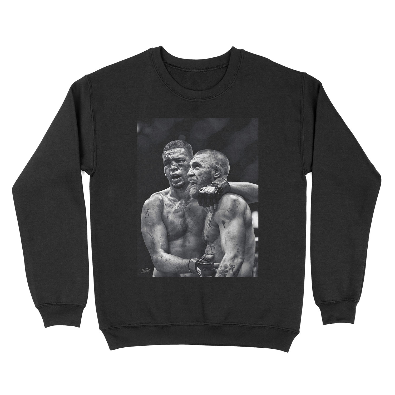 SHOW RESPECT / B&W Unisex Crewneck Sweatshirt