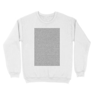 Alternative view of Shrek Script Unisex Crewneck Sweatshirt