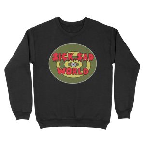 sick sad world Unisex Crewneck Sweatshirt