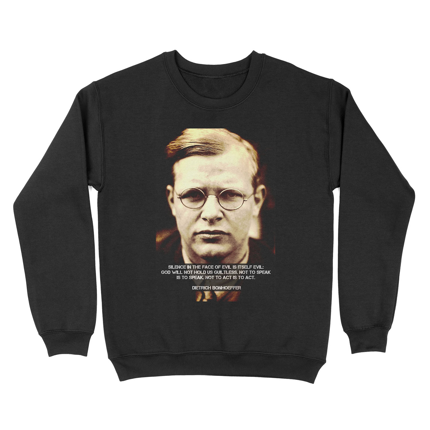 Silence In the Face of Evil Unisex Crewneck Sweatshirt