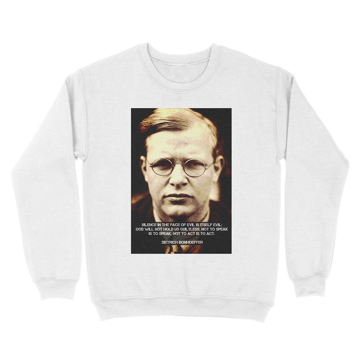 Silence In the Face of Evil Unisex Crewneck Sweatshirt - Image 2