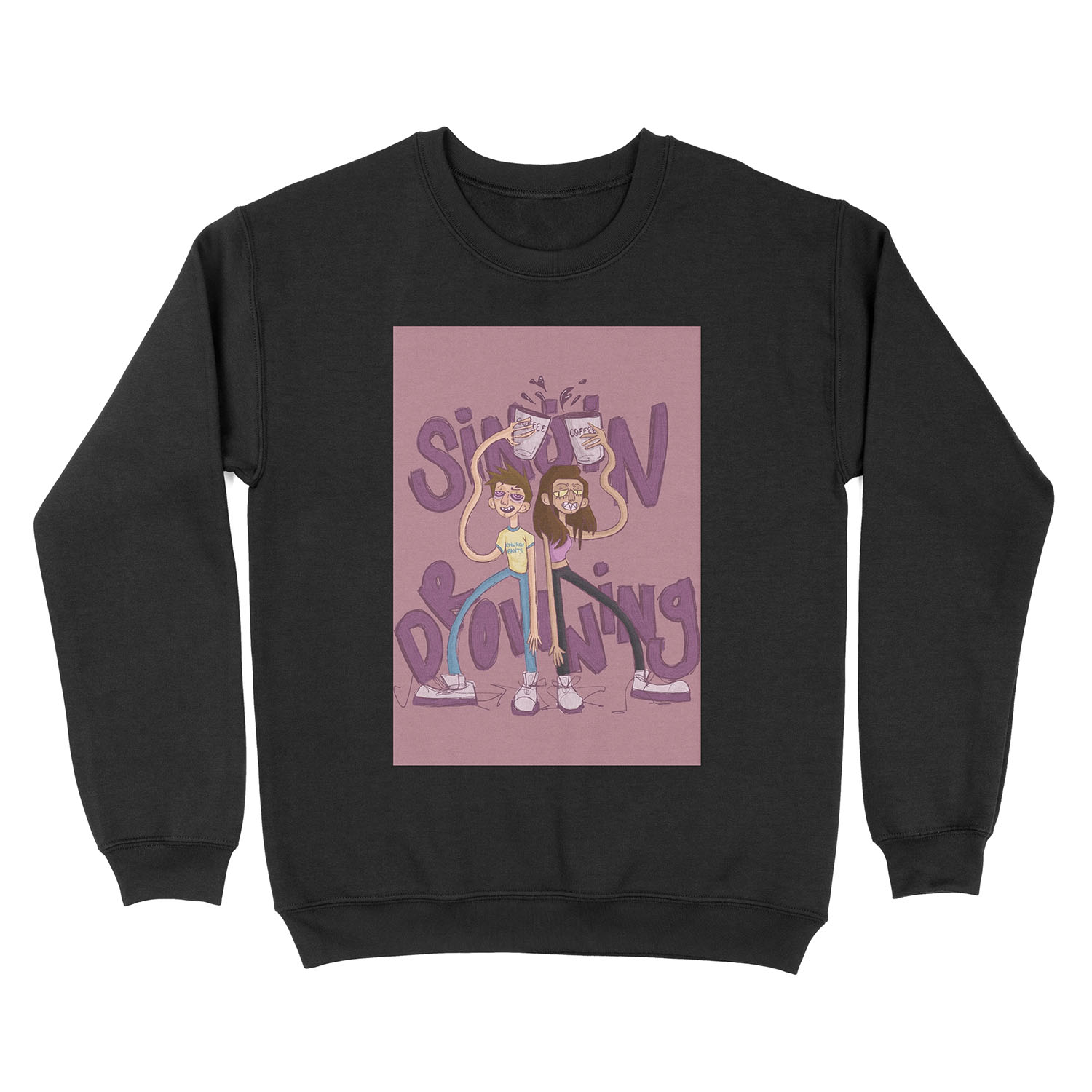 Sinjin drowning Unisex Crewneck Sweatshirt