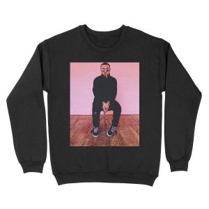 Sitdown Pink Miller Unisex Crewneck Sweatshirt