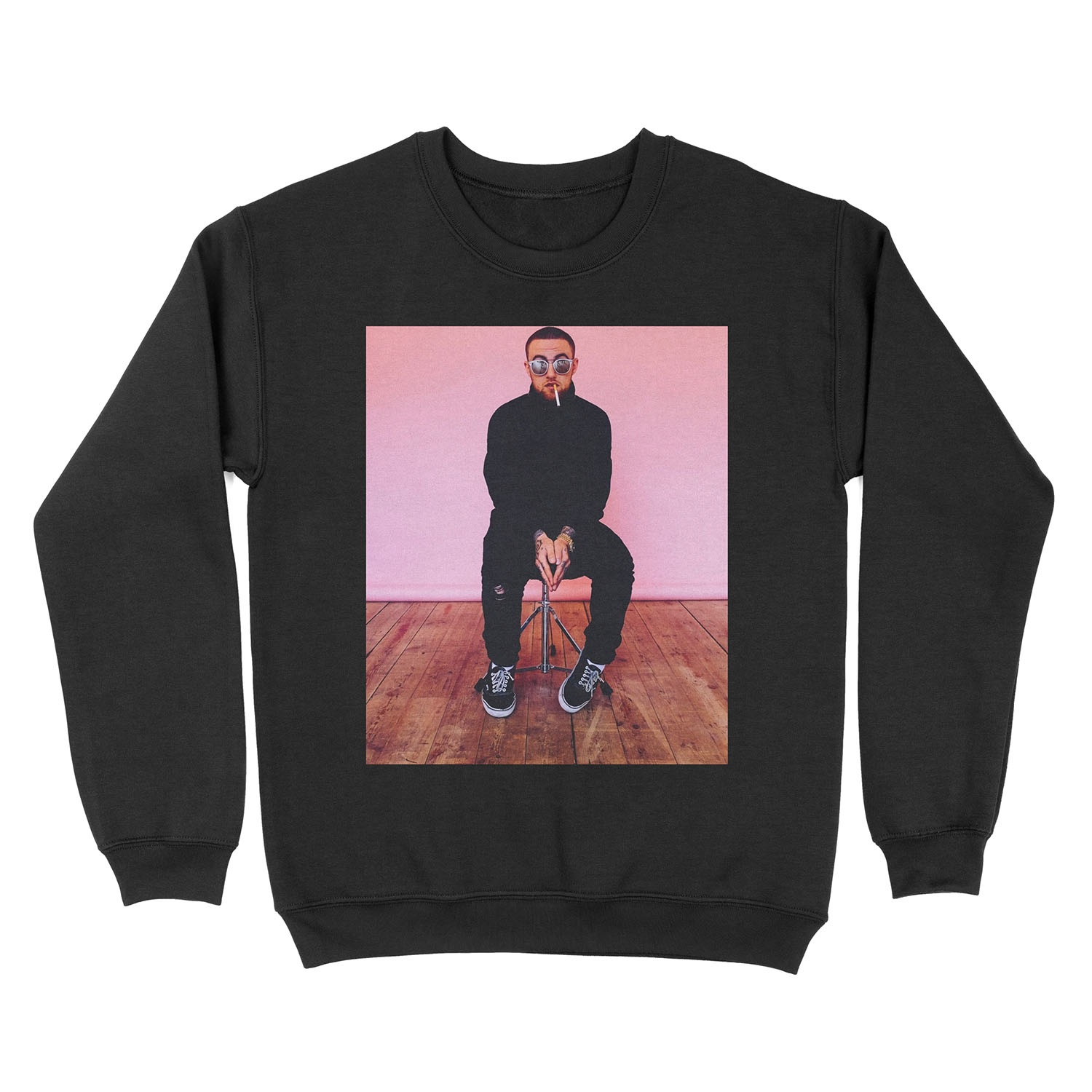 Sitdown Pink Miller Unisex Crewneck Sweatshirt