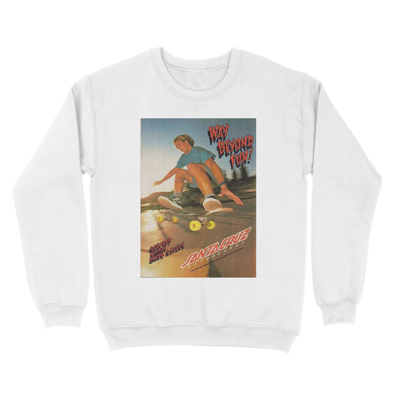 skate aesthetic Unisex Crewneck Sweatshirt - Image 2