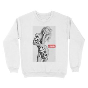 Alternative view of SKATEBOARD GIRL Unisex Crewneck Sweatshirt