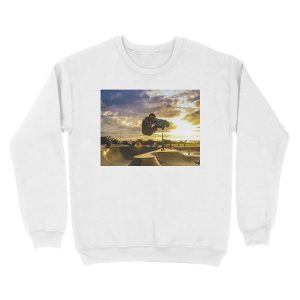 Alternative view of Skateboarder Jump Unisex Crewneck Sweatshirt