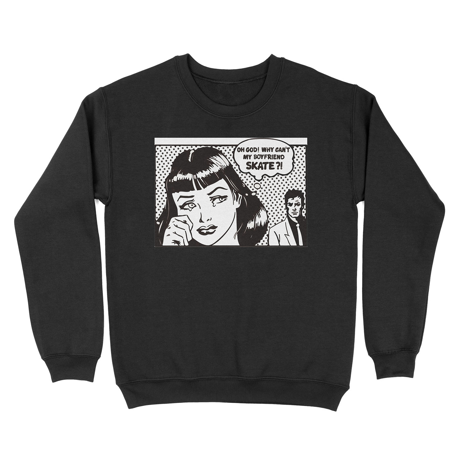 SKATER-GIRL Unisex Crewneck Sweatshirt