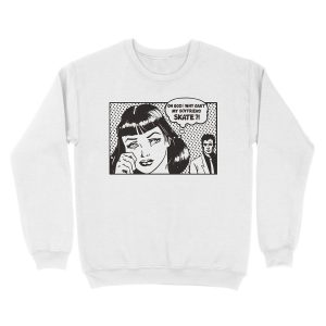 Alternative view of SKATER-GIRL Unisex Crewneck Sweatshirt